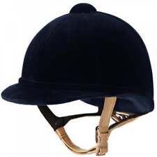 Charles Owen Hampton Adult Riding Hat | Equestrian Equipment | Navy Blue