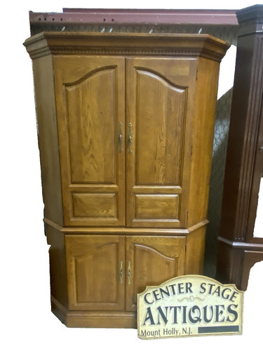 62857 oak corner - oak, cabinet