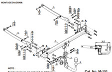 DETACHABLE Tow Bar For