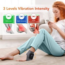 Rechargeable Foot Warmer Massager 2000mAh Battery Plantar Relief Fasciitis V3U2