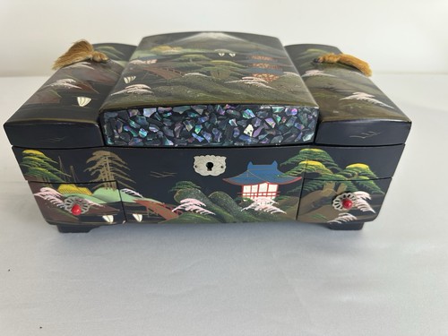 Vintage japanese black lacquer - vintage,