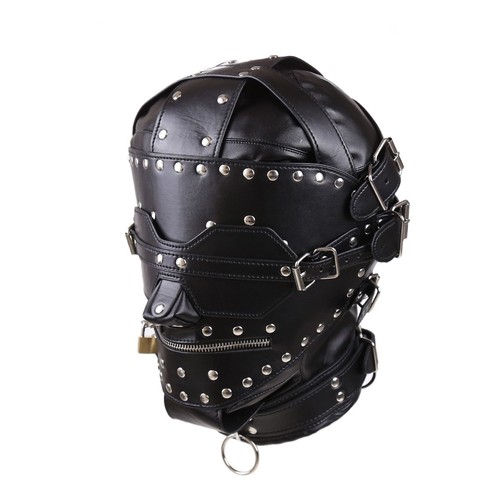 Black leather total sensory - black,