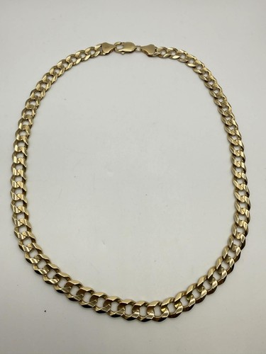 9ct thick heavy curb - 9ct,