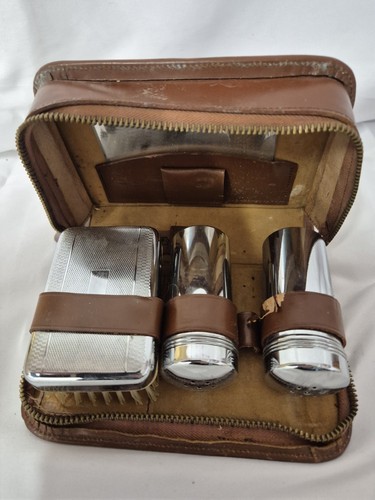 Vintage men travel shaving - travel,