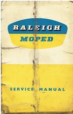 RALEIGH MOPED MODEL RM1 1958- ORIGINAL FACTORY WORKSHOP MANUAL