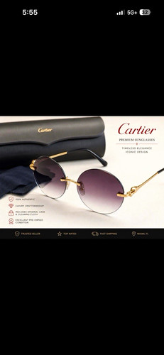 Cartier rimless round - rimless,