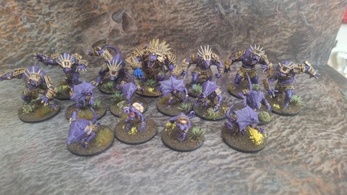 Warhammer lizardmen painted - lizardmen,