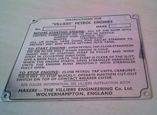 Vintage Villiers Petrol