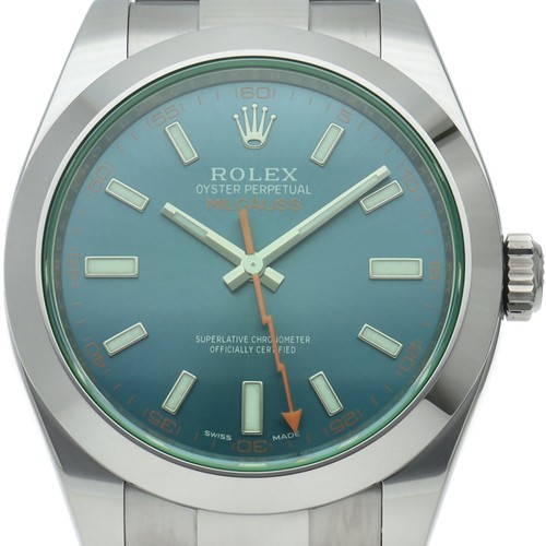 Rolex milgauss watch green - rolex,