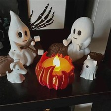1 Set Halloween Ghost Campfire