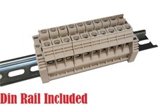 DINKLE 10MM 10 x GREY DIN RAIL