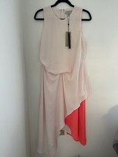 Coast Dress Coral And Nude