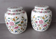 Minton Haddon Hall Ginger Jars x 2 - See Note On Condition 