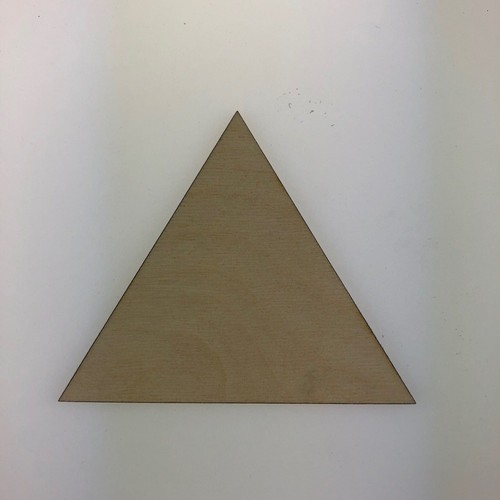 Birch plywood triangle - birch,