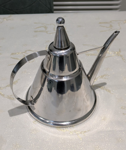 Vintage stainless steel lidded - vintage,
