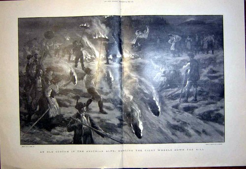 Original old antique print - original,