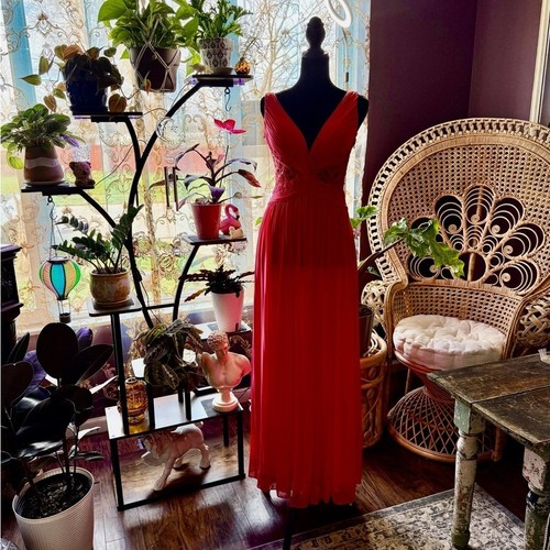 Sherri hill coral neck - hill,
