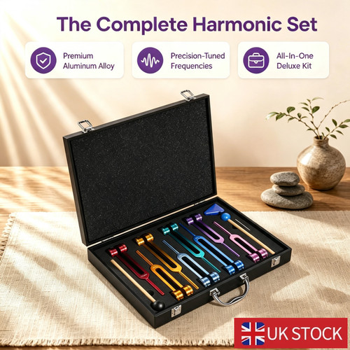 Chakra tuning fork set sound - 8,