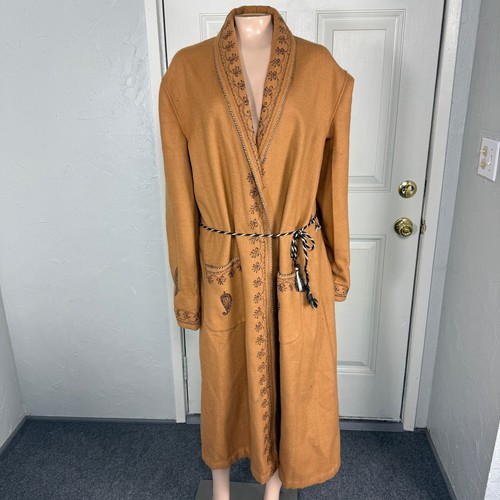 Vintage wool dressing gown - vintage,