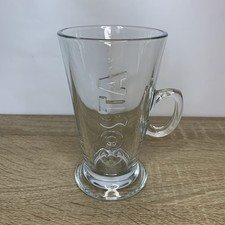 Costa Logo Latte Glass