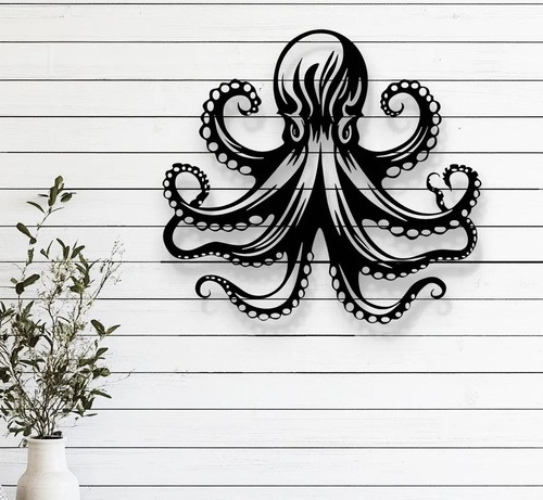 Octopus metal wall art - octopus, –