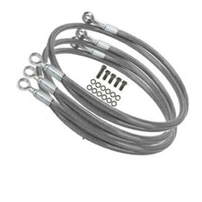 Front Braided Brake Hose Line