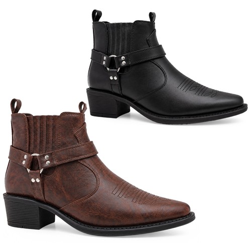 Men western cowboy ankle - cowboy,