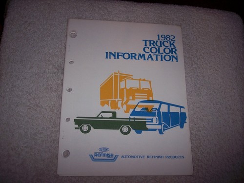 1982 truck color information - 1982,