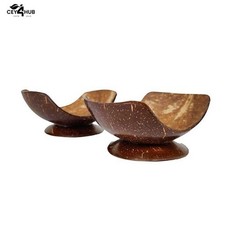New 100% Eco-Friendly Handmade Smooth Polish Coconut Shell Soap Tray Dish Holder