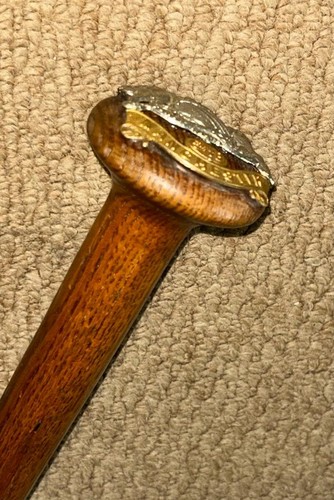Antique military walking stick - antique,