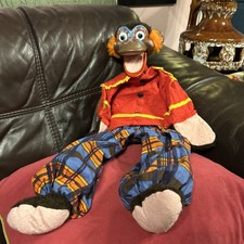 VINTAGE PELHAM PUPPET  BARREL ORGAN MONKEY DRESSED HAT VENTRILOQUIST DUMMY BOXED