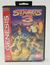 Streets of Rage 3 (Sega Genesis) Complete In Box CIB Tested and Working