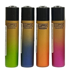 4 x Clipper Lighters Gold