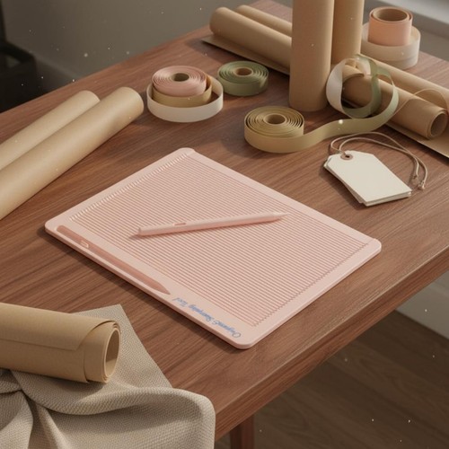 Paper creasing board pen - pen, slot