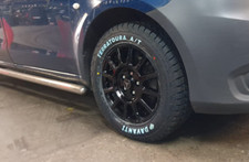 16" BLACK ALLOY WHEELS AND A/T