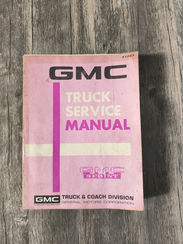 Gmc truck service - service, 1972