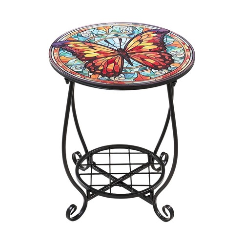 Outdoor side table round - side,