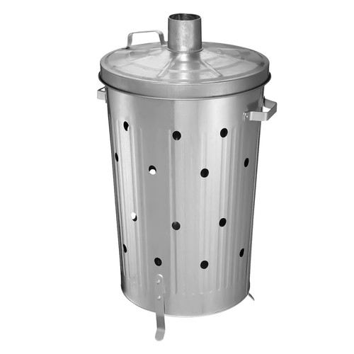 Large 90l incinerator fire - incinerator, bin