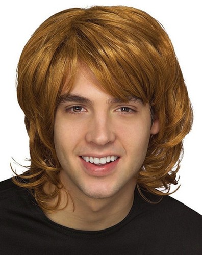 Halloween ginger shag wig - shag,