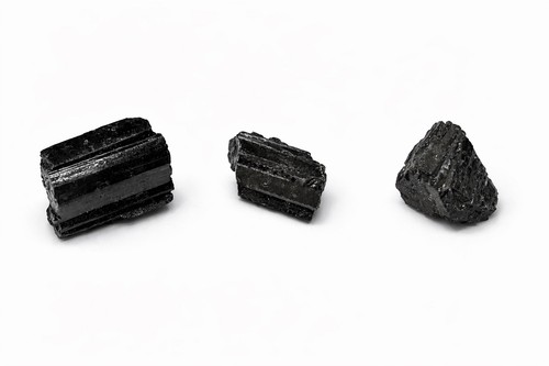 Black tourmaline rough - tourmaline,