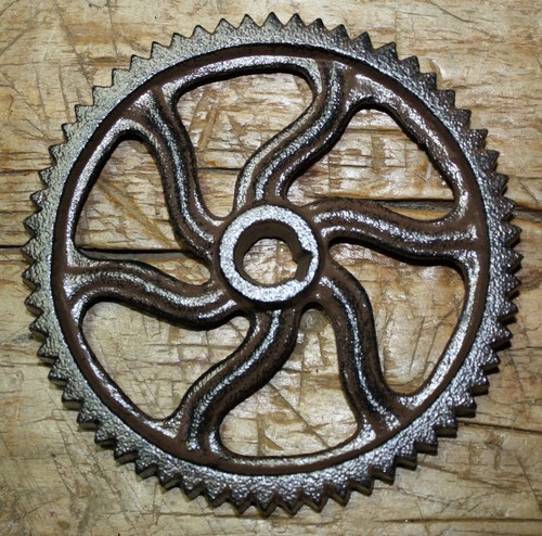 Cast iron industrial gear - iron,