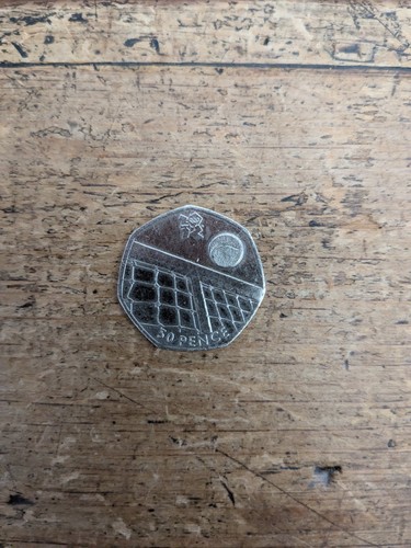 Olympic 50p tennis fifty - 50p,