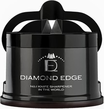 Diamond Edge No.1 Knife Sharpener in the World - Lifetime Use for Any Knife from