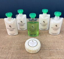 6 X BVLGARI AU THÉ VERT/ BLANC BODY LOTION HAIR CONDITIONER BAR SOAP