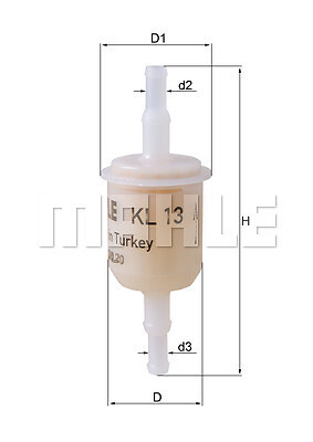 Fuel filter for abarth alfa - fuel,