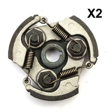 2x Mini Moto Quad Bike 3 Shoe Clutch 2 Stroke Minimoto Pocket ATV 2T 47cc 49cc