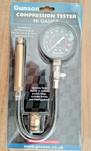 Gunson compression tester - compression, hi