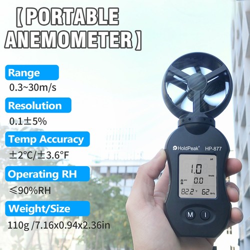 Holdpeak digital anemometer - holdpeak,