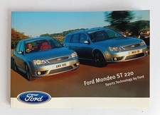 Ford Mondeo ST 220 Brochure. Ford Mondeo ST220 Brochure Estate & Saloon 90 pages