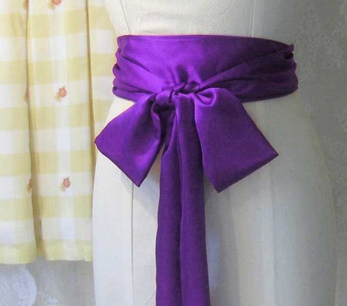 X79 satin sash - 2.4"x79",